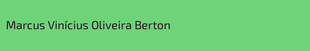 Marcus Vinícius Oliveira Berton